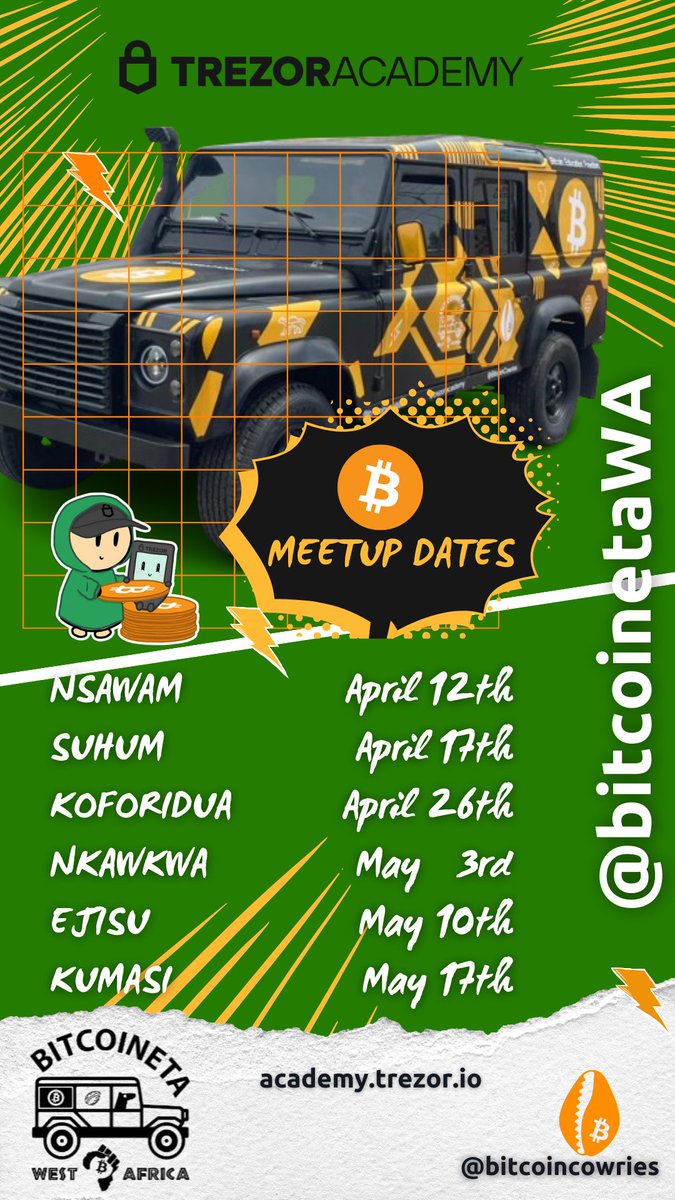 As the <a href="/bitcoincowries/">#Bitcoin "Cowries"⚡</a> move forward towards their next destination, it is clear that The @BitcoinetaW will continue making waves in educating communities around. Your support is all it needs.