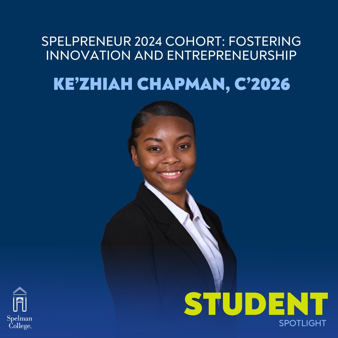 Ke’Zhiah Chapman, C’2026, is an economics major & political science minor from Dallas, TX. Ke’Zhiah's heart beats for innovation & community upliftment. For her, entrepreneurship isn't just about personal success; it's a vehicle for giving back. Read more: tinyurl.com/5xstr73t