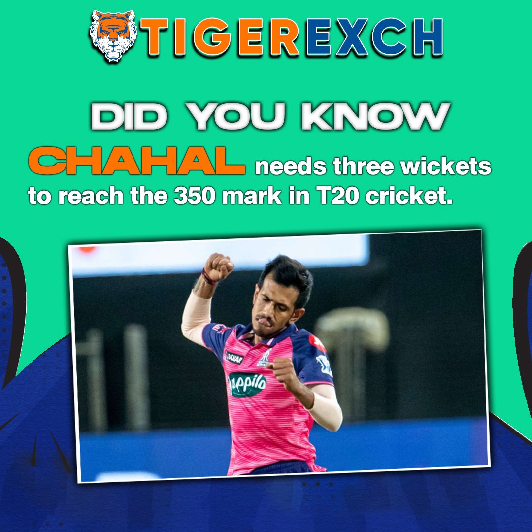 Buckle up for a run-fest! Can Yuzi chahal's Spin Wizard stop KKR's onslaught? Get ready for fireworks! KKR VS RR CLICK👇& GET INSTANT ID NOW. bit.ly/TigerExch-Twit… ●10% Joining Bonus & 5% Weekly Loss-back with no Roll over ●Lightning Fast Deposit/Withdrawals ●24*7