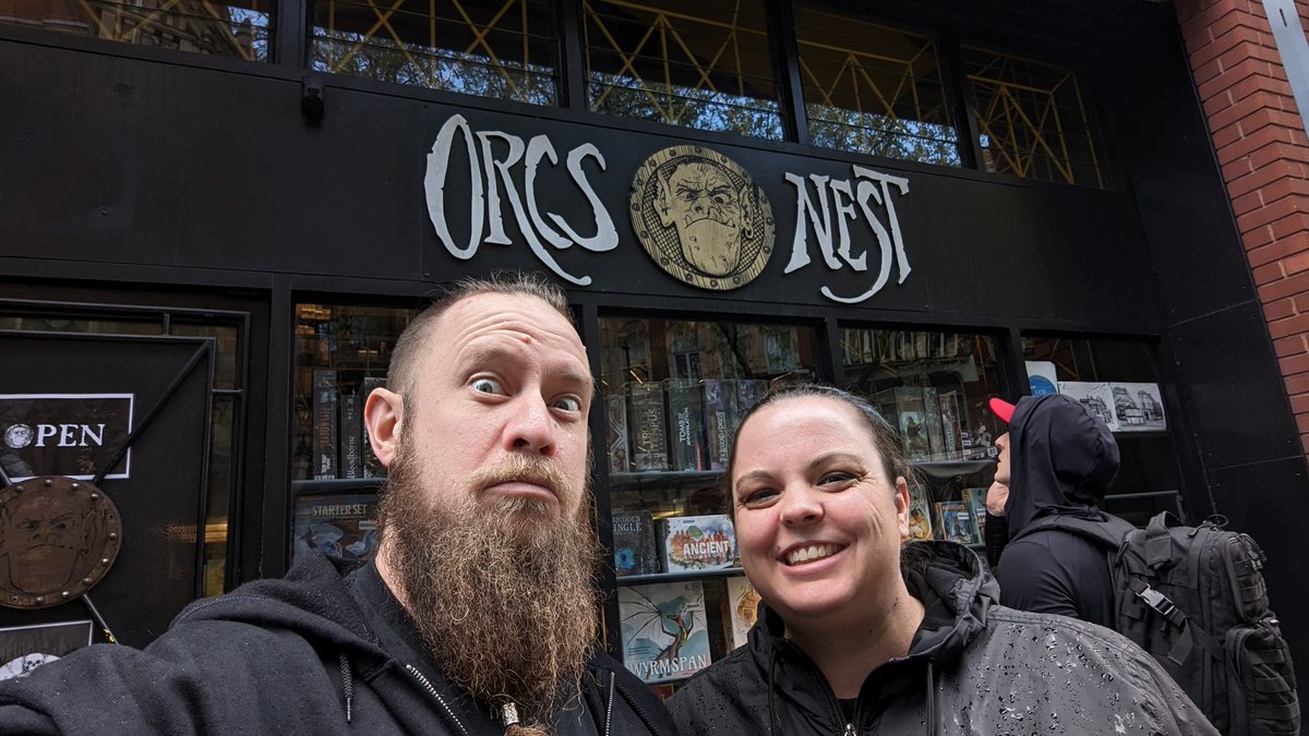qsellers's tweet photo. Thank you @Mark_Meer for the recommendation! Picked a few items from the amazing game shop the Orcs Nest 😄 https://t.co/STwEzRRgBD