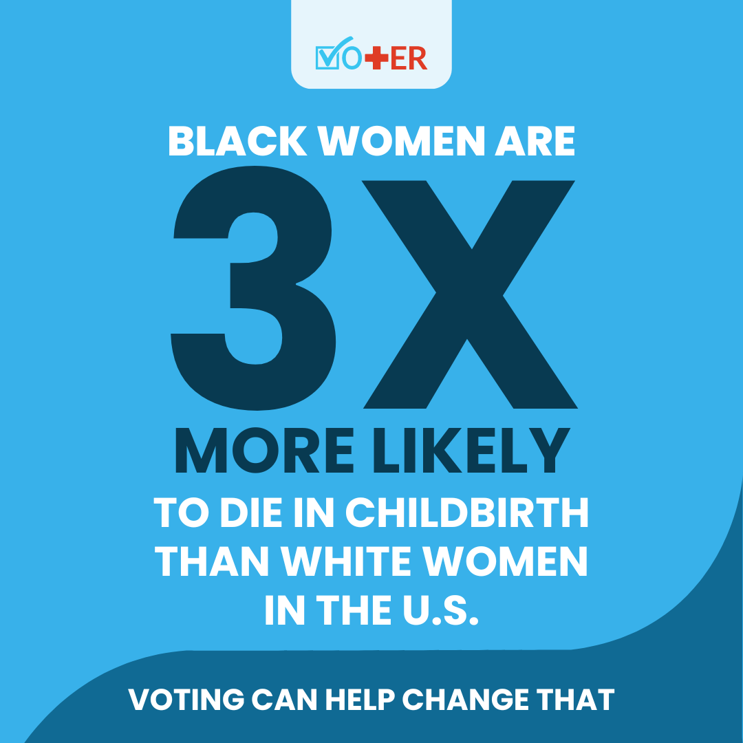 Raising the alarm for a crucial cause. Black women in the US are 3X more likely to face childbirth-related fatalities. Your vote is a voice for healthcare reform - it could save a life! 🚨 Learn from @dr_bcw’s own experience: bit.ly/4azznKq - #VoteForHealthcare #BMHW24