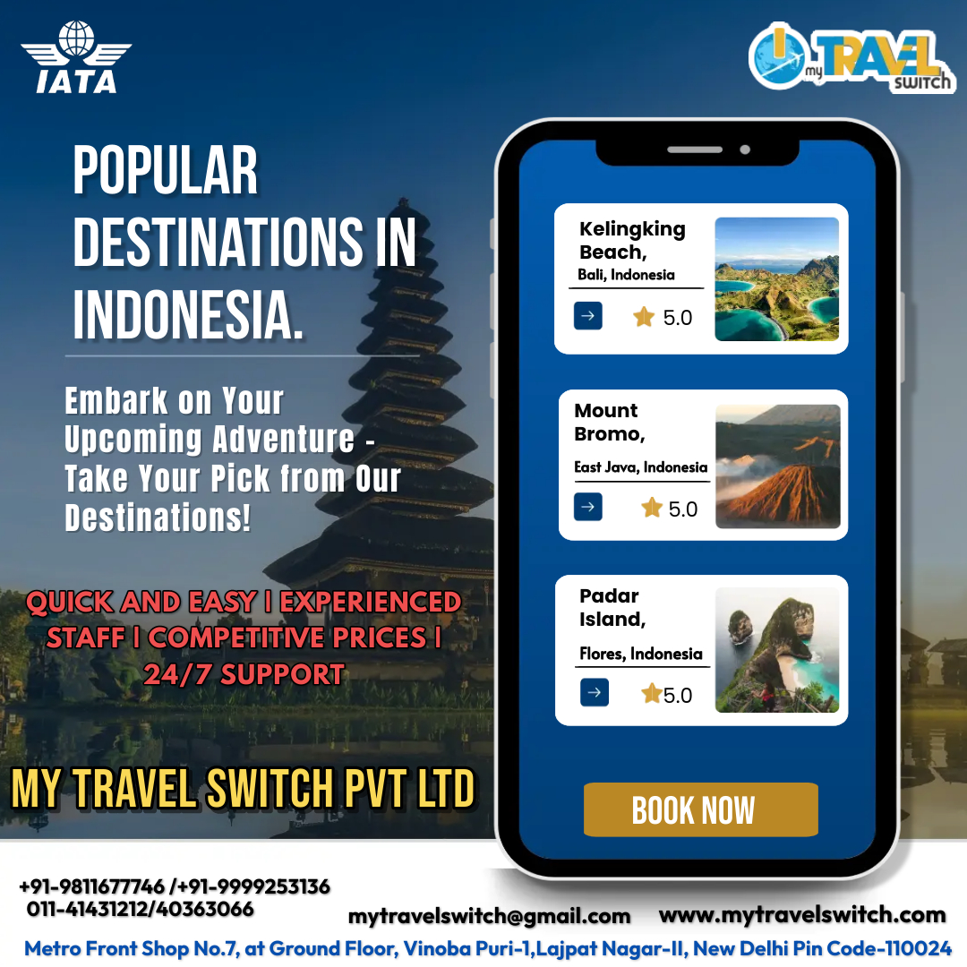 Discover the enchanting beauty of Indonesia's popular destination - a paradise with stunning beaches, lush jungles, and rich cultural heritage. Explore now!

#indonesia #bali #flores #eastjava #tourism #tourist #visa #visit #applynow #travel #passport #voucher #ticket #TwitterX