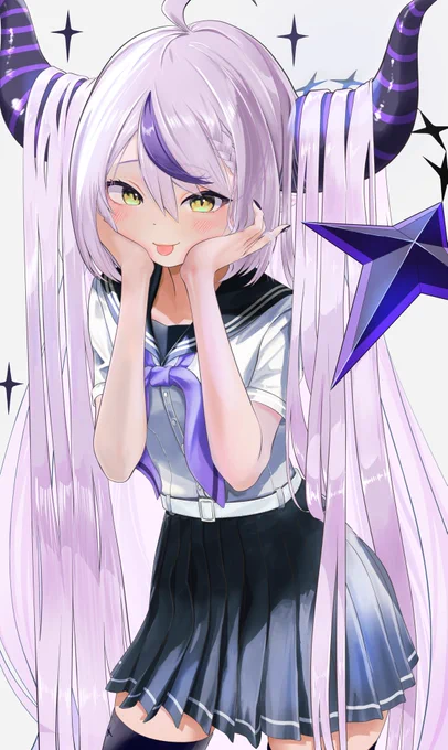#laplus_artdesu #これを見た人はセーラー服をTLに放流しようタップしてね 