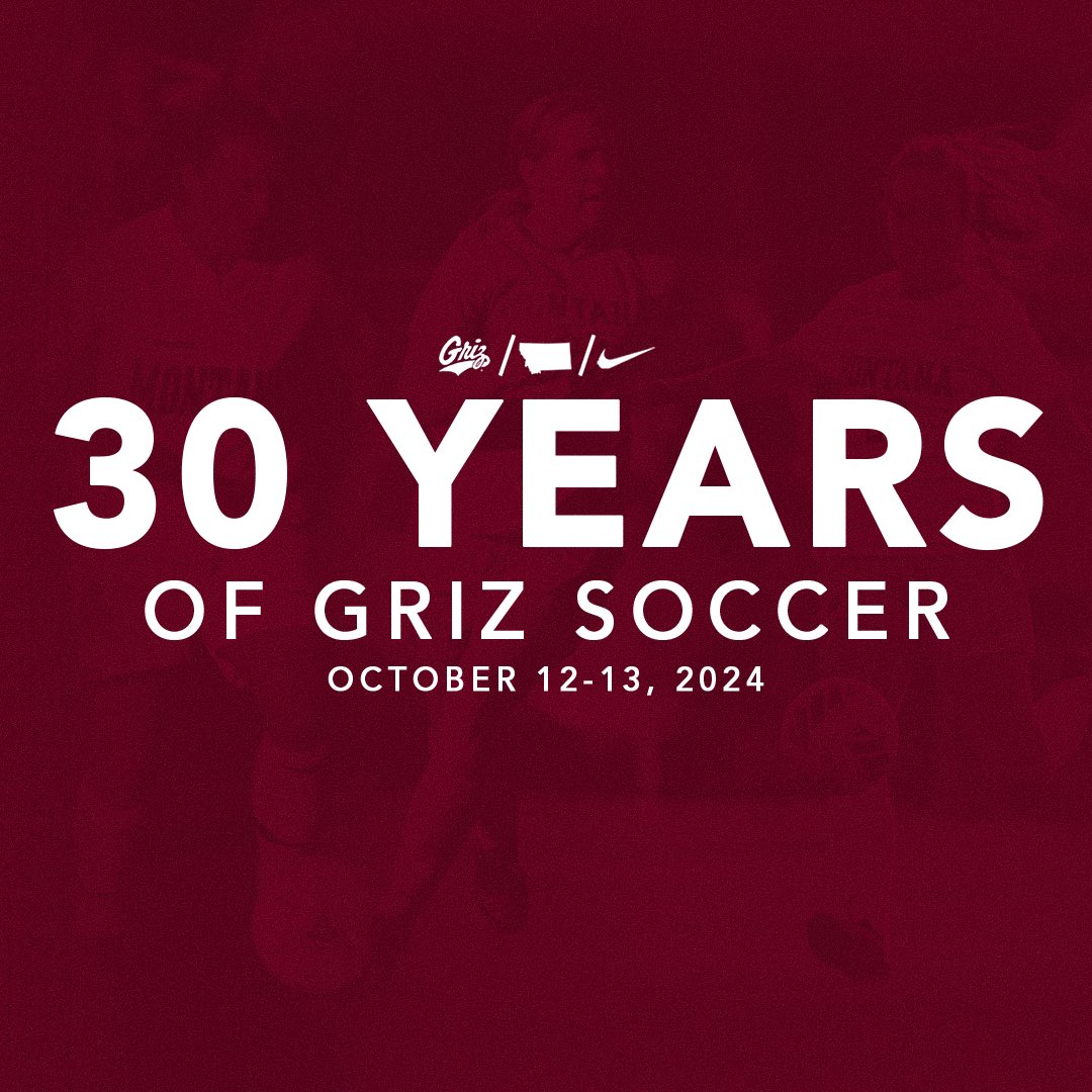 We’ll be celebrating 30 years of Griz Soccer this fall! #GoGriz