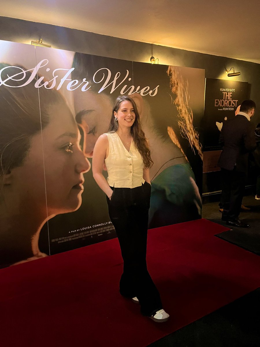CaitlinFRose's tweet photo. What a night ✨ Congratulations to Louisa, Augusta, Mia, Michael and every crew member involved in this beautiful short film! It was an absolute joy to see the fruits of your hard work, beautifully shot and performed- can’t wait to see what you all do next 🎥 @sisterwivesfilm 🫶🏼 https://t.co/fjxLghxWn9