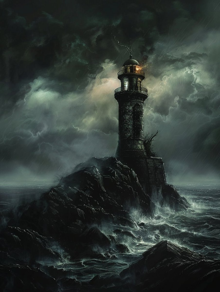 The Lone Keeper of the Ancient Lighthouse
