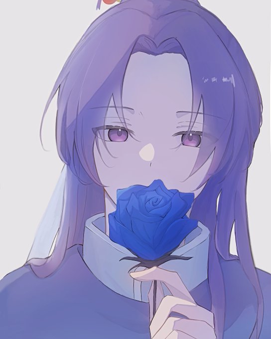 「青薔薇 上半身」のTwitter画像/イラスト(新着)