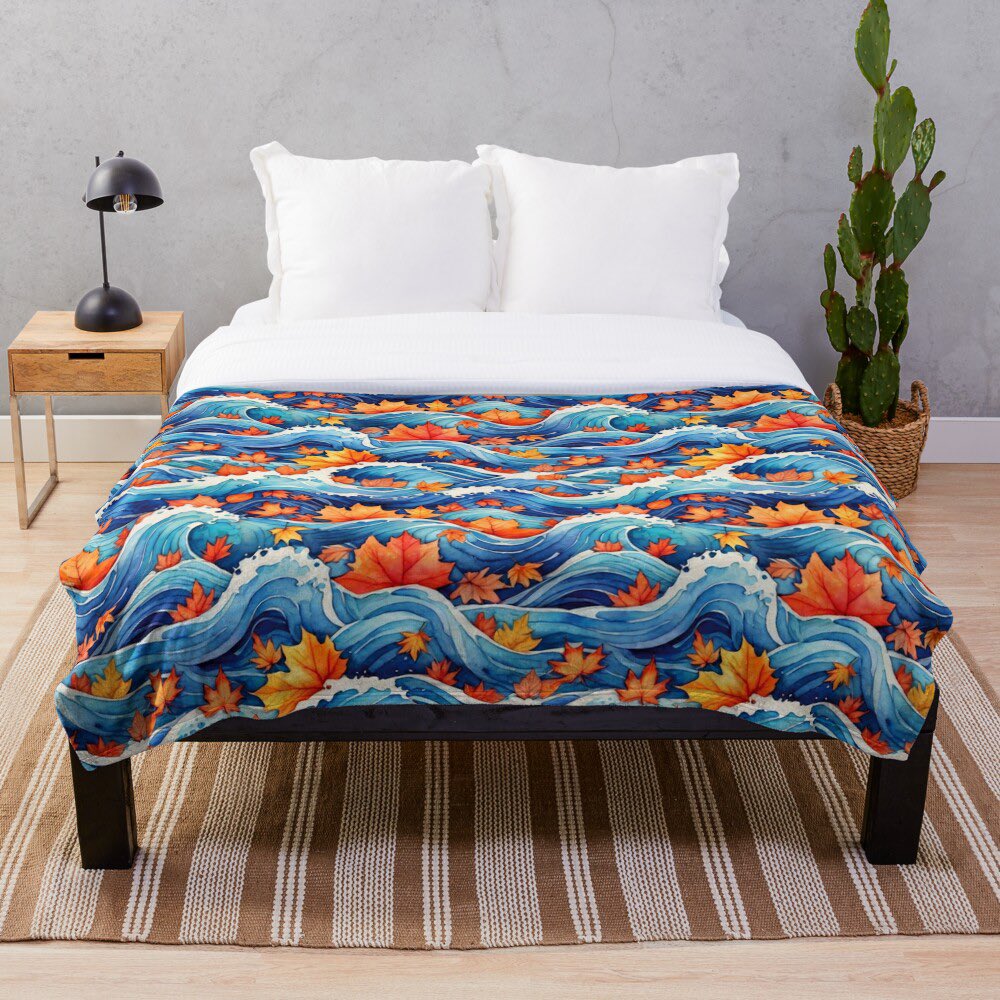 MoxisWater0461's tweet photo. 🎉 🎉 🎉 Great news! This artistic throw blanket with the colorful wave and leaf pattern has found a new home! Discover these and other designs in my shop https://t.co/jdMbnN9R76

#ArtfulLiving #ThrowBlanket #HomeDecor #ColorJoy #ComfortZone #HomeTextiles #BlanketDesign #RBandME https://t.co/CHBJ0rF2V7