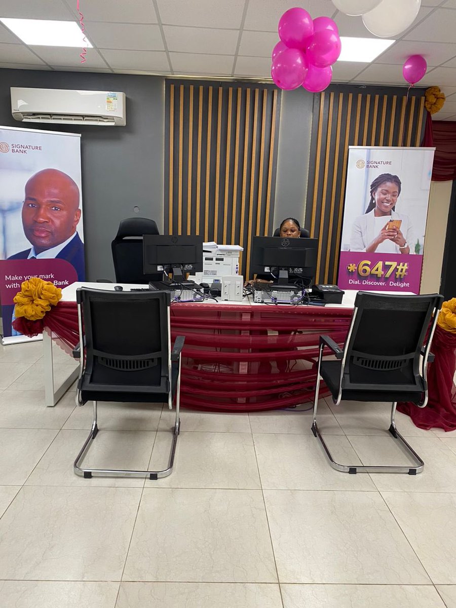 Residents of Asaba a new branch office for @Signaturebankng is now upen at 119 Nnebisi Road.
#SignatureInAsaba is now open to solve your banking needs