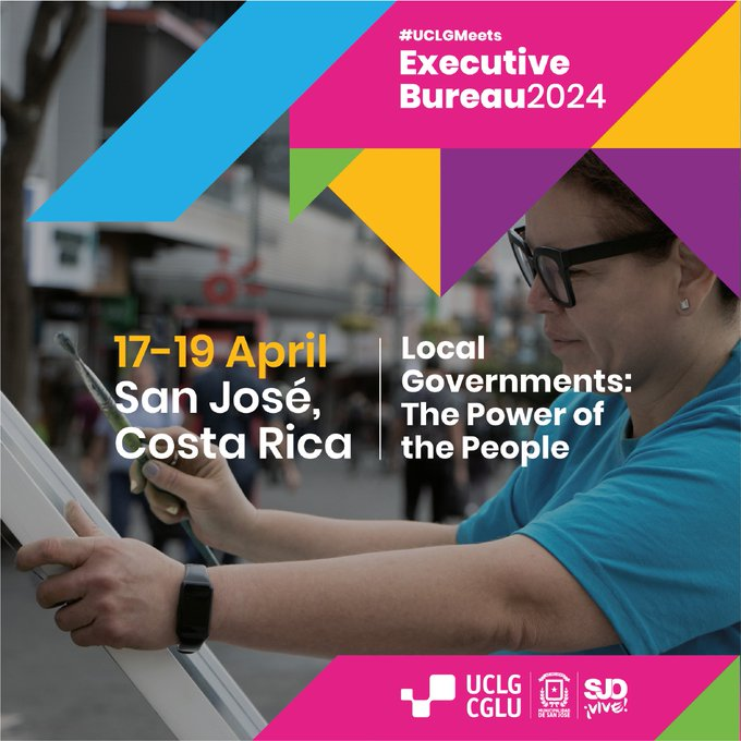 🌟Tomorrow starts @uclg_org 2024 Executive Bureau in San José!🌟 🟣“Local Governments: the Power of the People”🟡 will address issues ahead of: ✅#FfD4 💧WWaterForum10 🔵@UN #SummitOfTheFuture See the full programme here👉🏾bit.ly/3JkxRjm