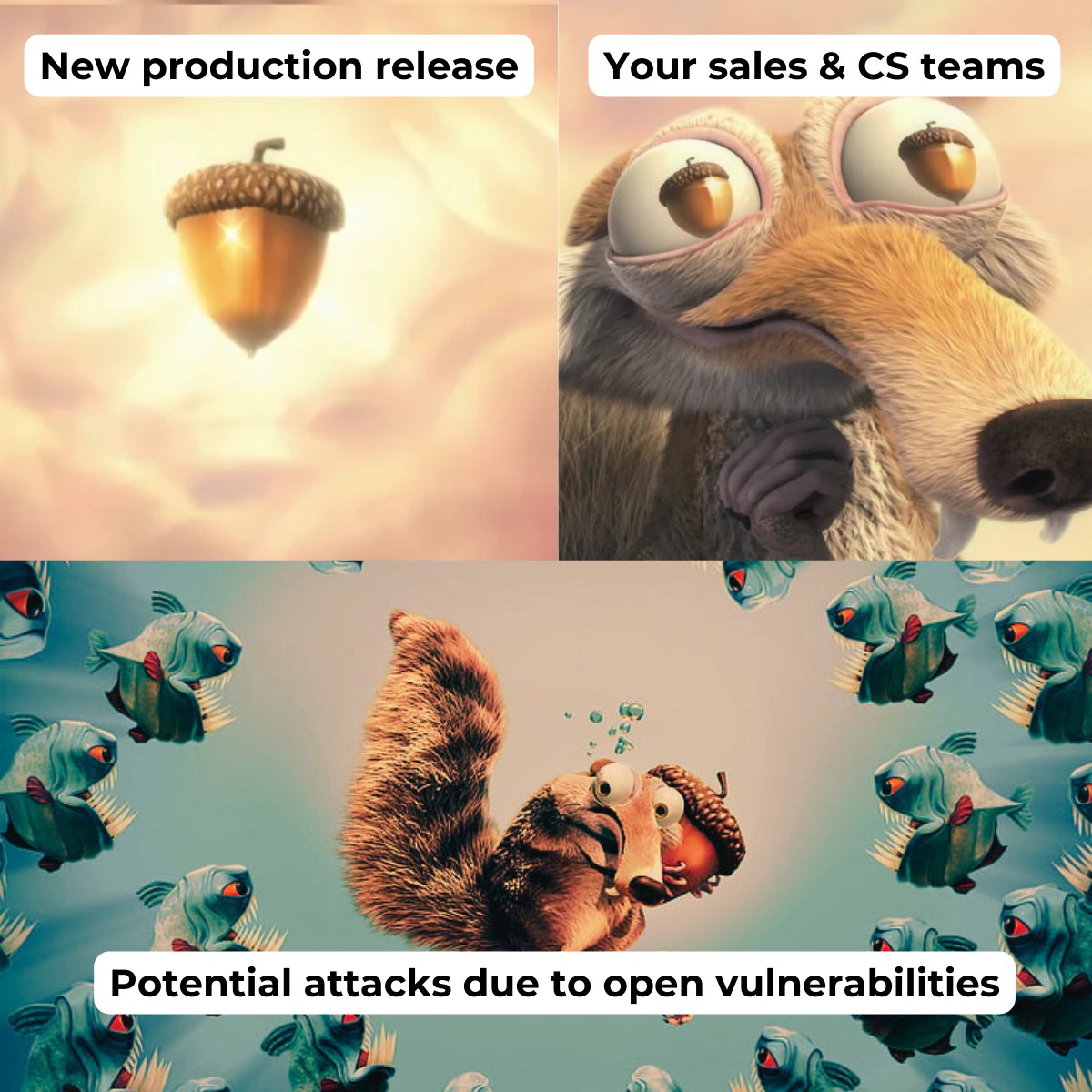 Don't let that sparkle in your eye die out due to open vulnerabilities! Make sure to cover all bases before a new production release.

#cybersecurity #cybersecurityawareness #vulnerability  #vulnerabilityscanning #pentest #onlinesecurity #saas #penetrationtesting #automation