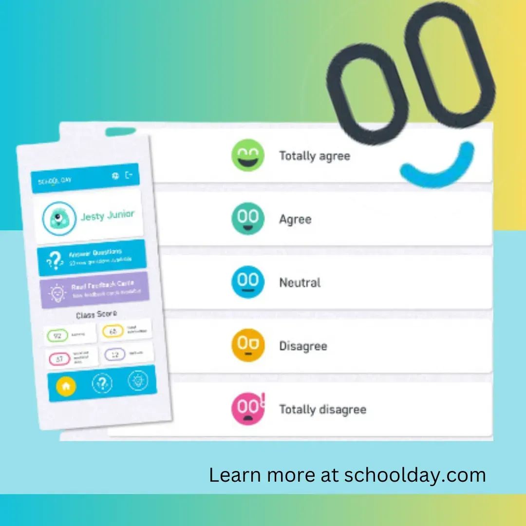 School Day in The Classroom⁠ - The Weekly Student Survey⁠ ⁠ Students can easily express how they are feeling by answering a short weekly survey through School Day's safe, anonymous student platform.⁠ ⁠ Learn more at schoolday.com⁠ ⁠ #SEL #socialemotionallearning