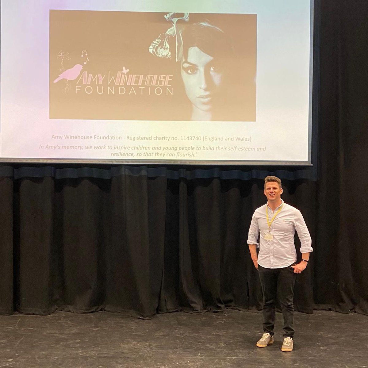 Our #Resilience team have been back to @thebritschool where Amy once studied. Matt shared his life story with yr 12 and ended with a message about the importance of speaking to someone if you’re struggling and it being one of the most brave & courageous things you can do ❤️