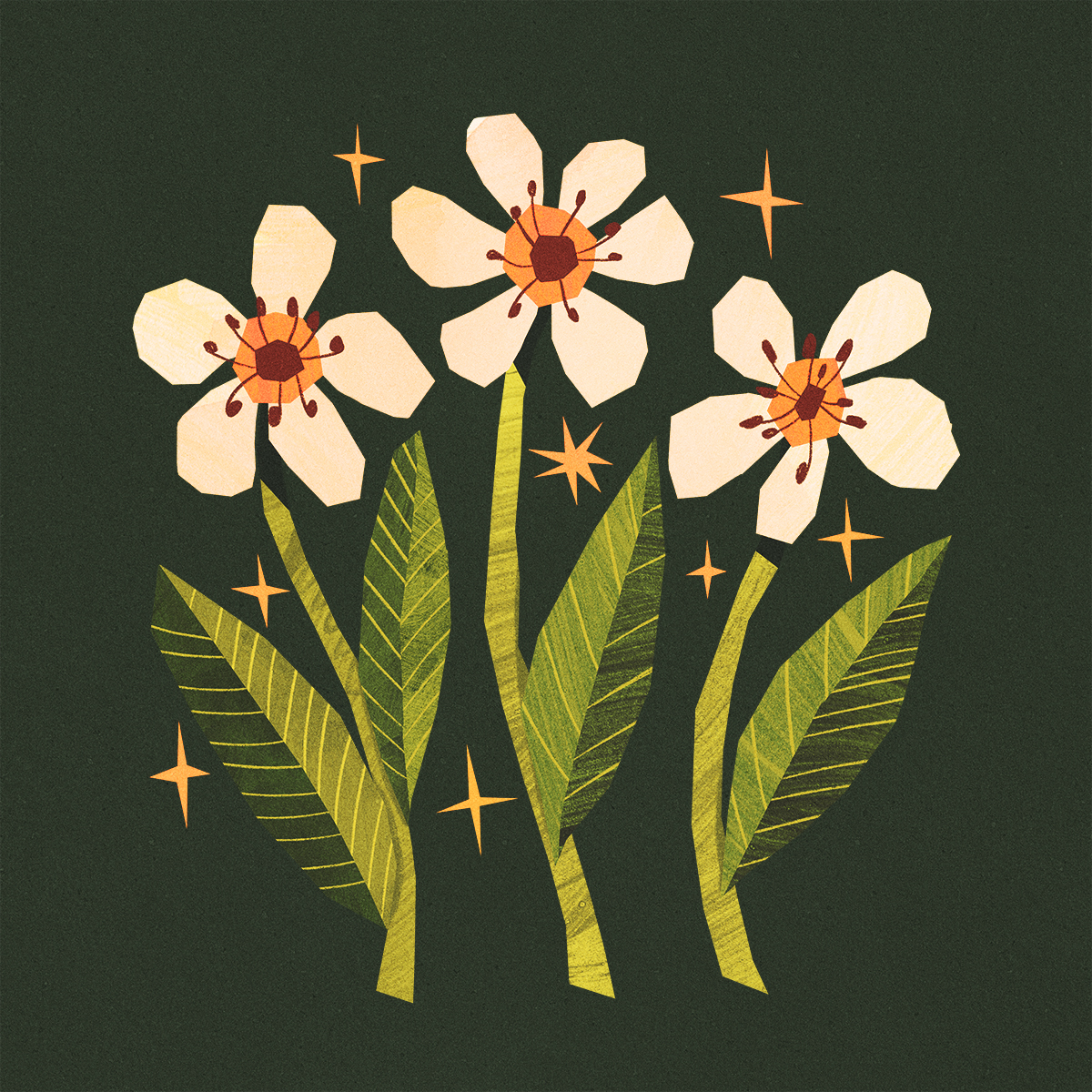 Didn't think of any specific flower while I was making these but they kinda remind me of wood anemones which I love :')