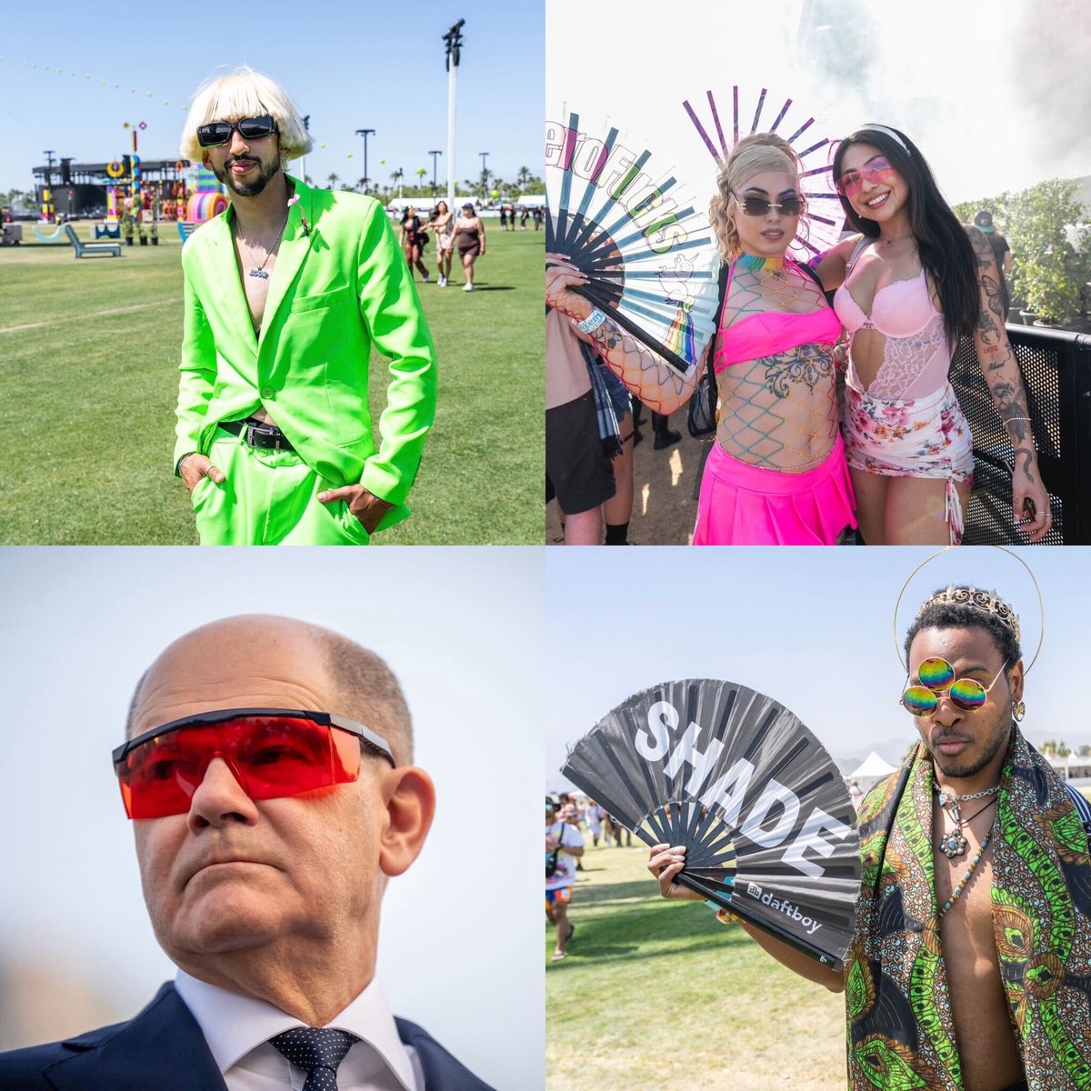 Das waren die verrücktesten Outfits auf dem Coachella 2024 von diesem Wochenende:
