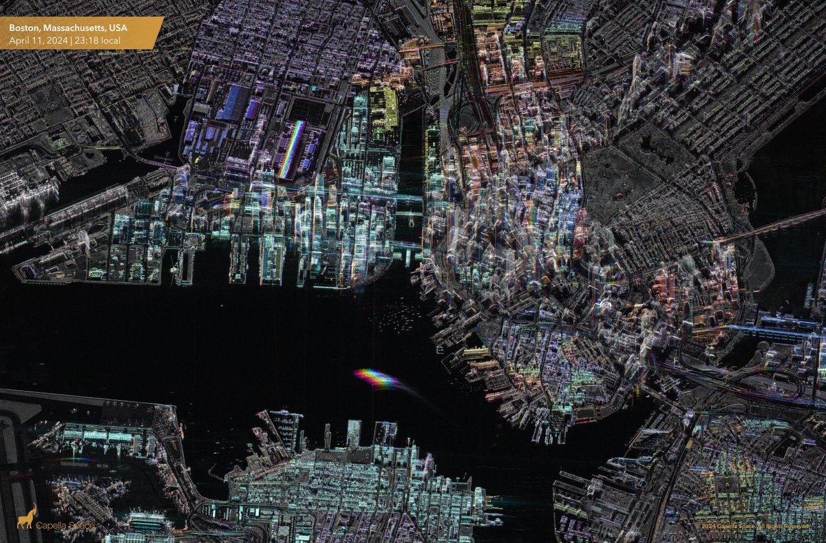 First Light #SAR images from Capella 14 are here! "Born in the #USA" was launched on the <a href="/SpaceX/">SpaceX</a> Bandwagon-1, putting our 14th satellite into MIO that will continue to maximize revisit and optimize image collection over key areas of interest. bit.ly/4dcB0zB