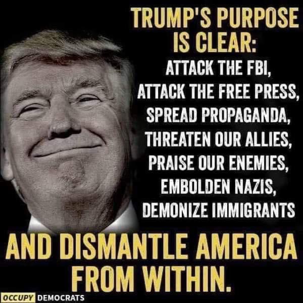 My Dad once said: “America will be destroyed from within.” He was right but little did he know that his Republican Party would be the party that did it. It’s not too late to change the projectory! #WakeUpAmerica #WeCanDoThis #VoteBlueToSaveAmerica