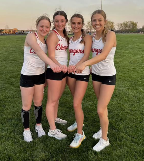 SCHOOL RECORD ALERT!

The Charger 4x100 relay team of Chapman, Cain, Krutsinger, and Snook set a new school record last night at the Eddy Relays @ EBF in a time of 51.61. 

This team held the previous record, and they may break it again!

#gochargers