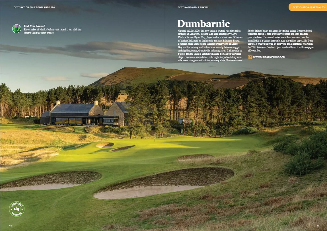 🏴󠁧󠁢󠁳󠁣󠁴󠁿'Opened in May 2020, this new #Links is located just 9 miles south of #StAndrews, close to Elie'...

Read more from our Editor, @kevinmarkham on @dumbarniegolf in this year's; DG SCOTLAND TOP100

👉joom.ag/PlAd/p42

#DumbarnieGolf #linksgolf #scottishlinks #golfscotland