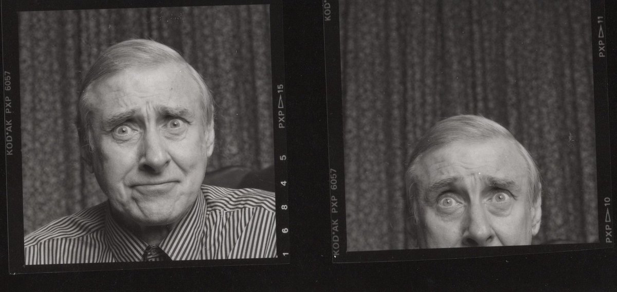 Goon... but not forgotten. Spike Milligan, born #OTD in 1918, pictured by Chris Ridley for @RadioTimes in 1986.