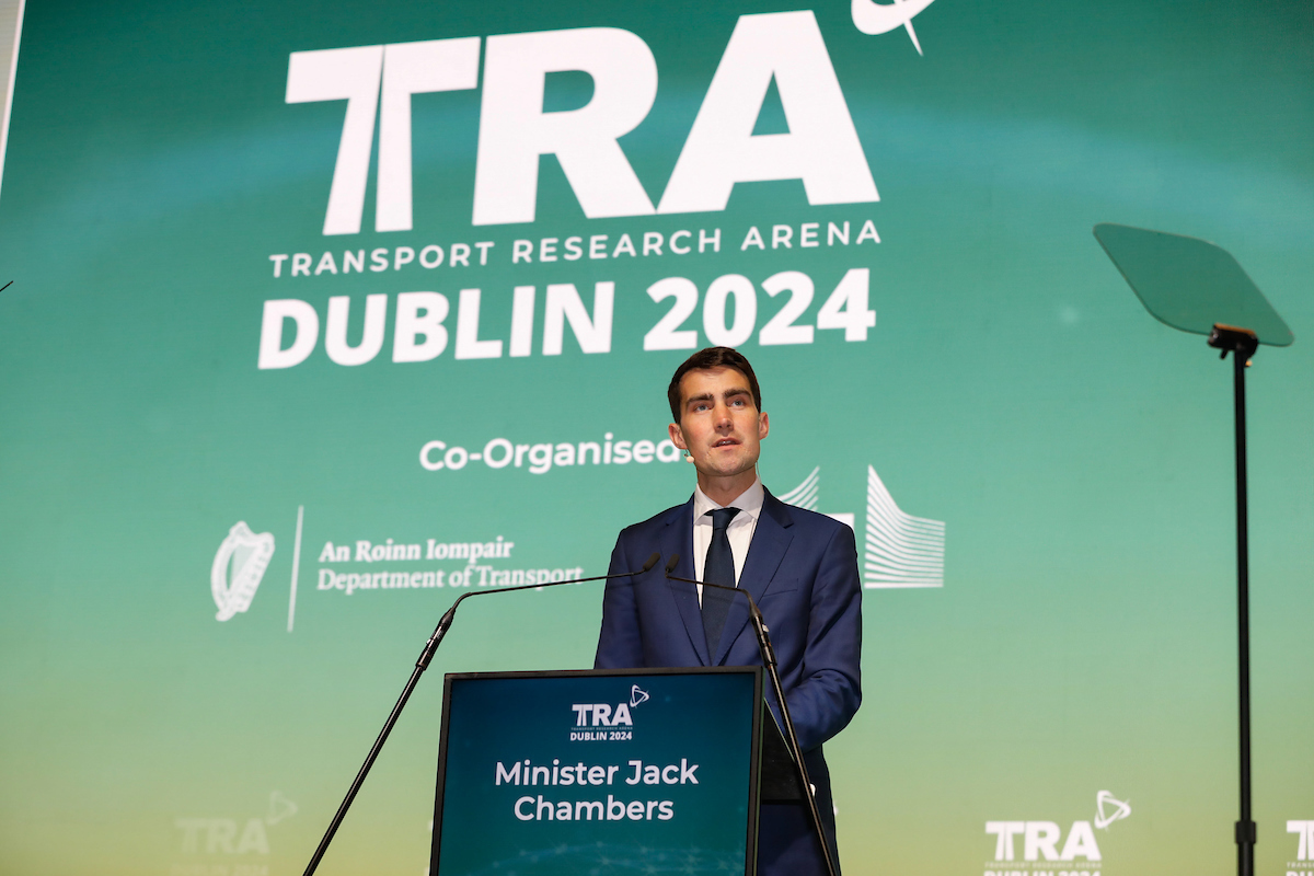 Yesterday was a busy day for the start of the @TRA_Conference ✂Minister @EamonRyan officially opened the event 🚄Minister @JackfChambers spoke on Transport Policy and Regulation 🦺The Department’s Secretary General, Ken Spratt spoke on Safe and Inclusive Transport