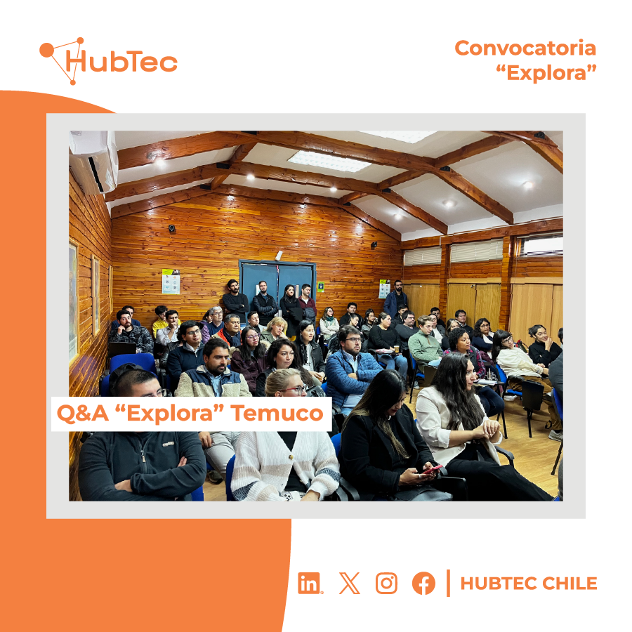 (1/2) La semana pasada se realizaron charlas Q&amp;A en Temuco y Valparaíso para invitar a las comunidades científicas regionales a participar de la convocatoria "Explora" de Agrosuper, organizada por HUBTEC Chile en colaboración con Red de TransferenciAP y SOFOFA Hub.