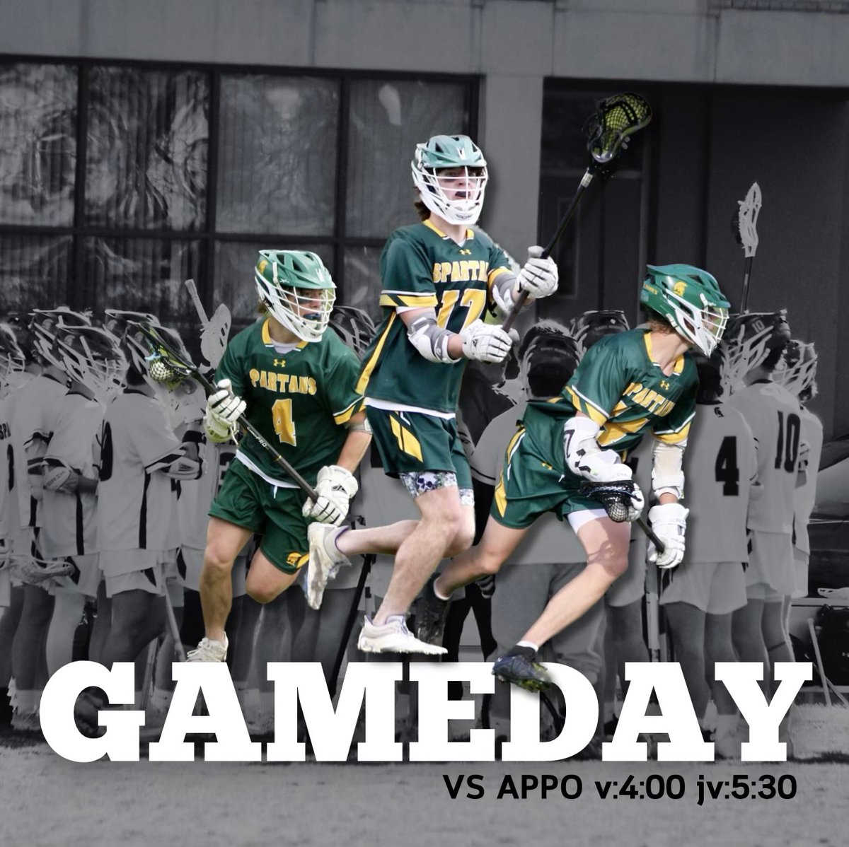 @SaintMarksHS Boys Lacrosse Team faces off against Appoquinimink HS at home today. Varsity starts at 4:00, JV will follow. Come show your support. #saintmarkshs #saintmarkslacrosse