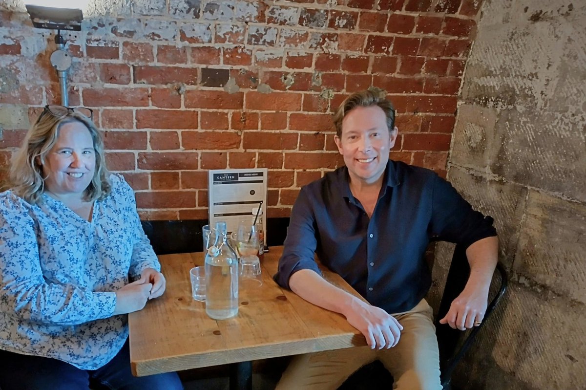 Chris_AttwellLD's tweet photo. Ahead of the upcoming local elections, it has been a particularly busy few days for the #StThomasWard team campaigning for @idholder to be re-elected as a councillor on May 2nd.
Thank goodness for the occasional break, including a delicious lunch at The Canteen in #OldPortsmouth. https://t.co/b7oGyHpOVg