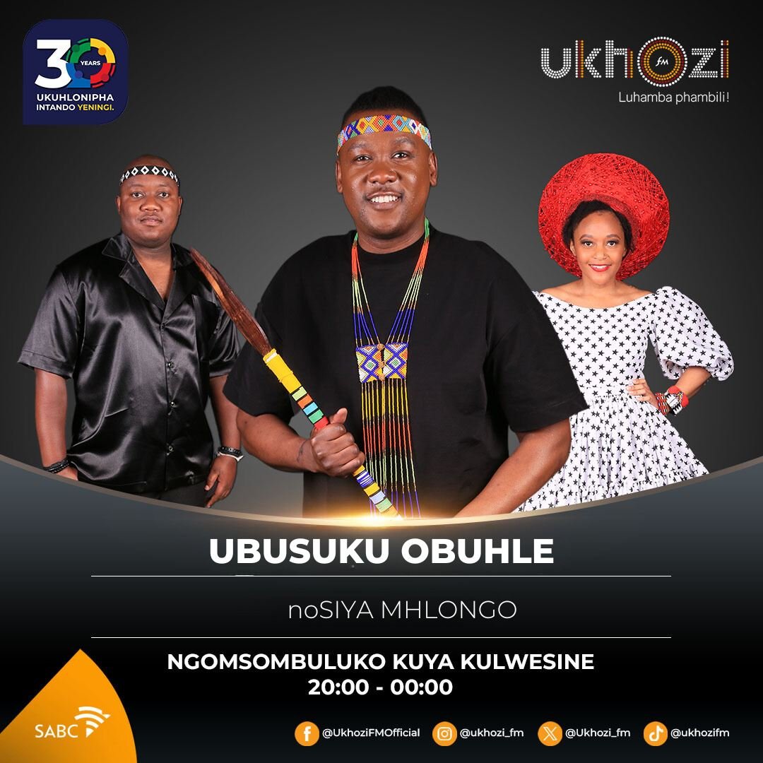 Ubusuku Obuhle no-@SiyaMhlongoSA kusukela ngo-20:00-00:00 ukhozifm.co.za #UbusukuObuhle #UkhoziFM