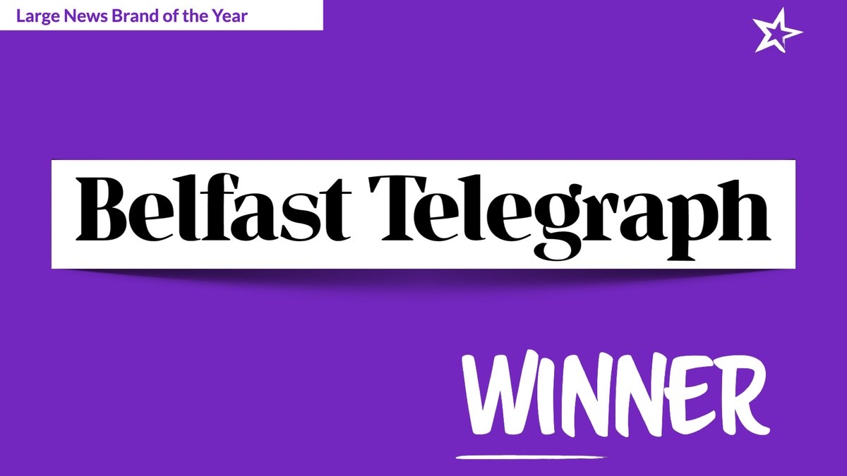 Congratulations to @beltel on winning in the News Brand of the Year (Large) category at the #RegionalPressAwards 2024!