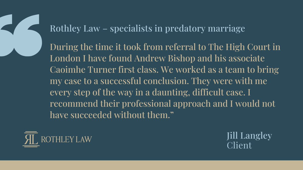 Back-to-back wins! Our specialist Disputed Wills &amp; Trusts team acted in 2 separate trials earlier this year - a #predatorymarriage case where the Will was found to be invalid, and an Inheritance Act claim which also dismissed allegations of #financialabuse t.ly/MciIu