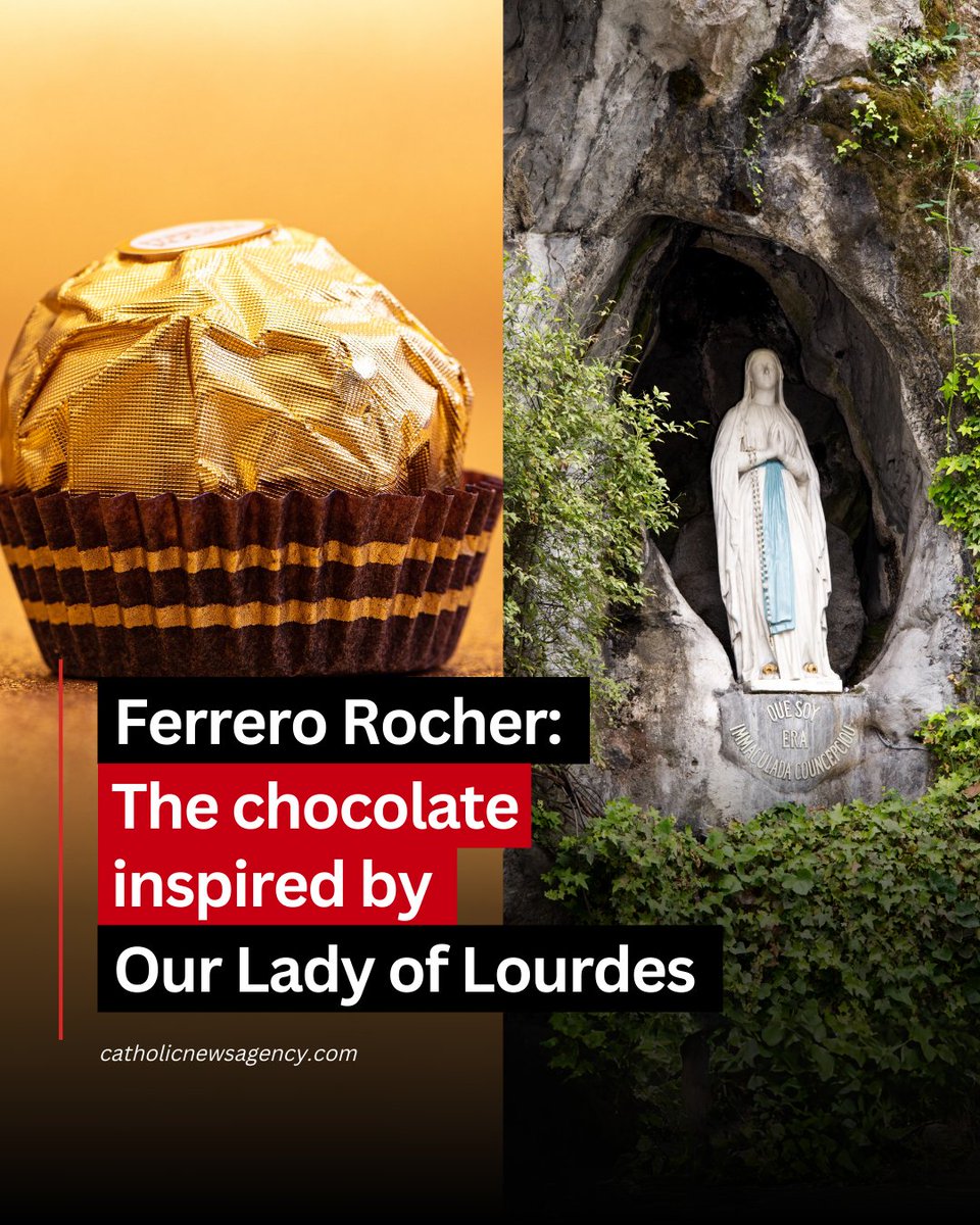 cnalive's tweet photo. Many know Ferrero Rocher for its popular hazelnut chocolates, but the company’s tie to Our Lady of Lourdes is lesser known.

Michele Ferrero, the company’s founder and a devout Catholic, had a deep devotion to the Blessed Virgin Mary and wanted to honor her through his work. It is reported that he named his company “Rocher” after the rock grotto, the Rocher de Massabielle, which marks the location where the Virgin Mary appeared to St. Bernadette in Lourdes, France.

In fact, “rocher” means “rock” in French. With this in mind, many point to the chocolate’s crunchy coating and uneven gold wrapping as Ferrero’s attempt to resemble this rock formation at Lourdes, which had a special meaning to the chocolatier.

At the 50th anniversary of the founding of the company, Ferrero said: “The success of Ferrero we owe to Our Lady of Lourdes; without her we can do little.”

In an interview with CNA’s Spanish-language news partner, ACI Prensa, in 2023, Father Mauricio Elias, a chaplain at the Sanctuary of Lourdes, said: “Mr. Ferrero had a lot of devotion to the Virgin of Lourdes; he came a lot to Lourdes and was a benefactor.”

“He was a man who always came here, he had a lot of devotion to the Virgin, he confessed, he led a Christian life,” Elias added.

It was said that Ferrero made annual pilgrimages to Lourdes and also organized a visit for his employees. He also had a statue of the Virgin Mary in each of his company’s 14 production facilities around the world.

Ferrero passed away on Feb. 14, 2015, at the age of 89. Shortly before his death, a flood damaged the sanctuary at Lourdes. Ferrero promised “a great donation to recover what was lost,” Elias shared. After his death, his children kept their father’s promise and helped with the repairs.

The family-run business continues its tradition with Michele’s son, Giovanni Ferrero, running the company today. Founded in 1946 in Alba, Italy, by Pietro Ferrero, Michele’s father, today Ferrero Rocher is the third-largest chocolate producer in the world. Since its launch in other European countries in 1982, the company has expanded to include other brands such as Nutella, Tic Tac, and Kinder, among others. https://t.co/OnsZHIQixC
