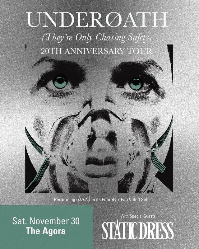 🔥NEW SHOW🔥 @UnderoathBand | 🗓️ Sat. Nov. 30 They're Only Chasing Safety 20th Anniversary Presented by @WMMS | buff.ly/3PTWx5J