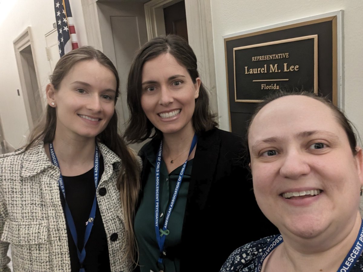 Happy advocacy day! Reading to educate our congresspeople all about children mental health needs! #AACAPLC24 @AACAP