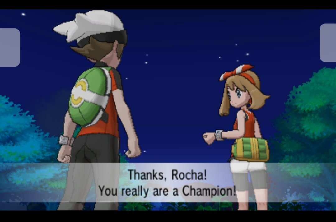 Lucasrochax's tweet image. Campeão novamente em Hoen!
Destaque pra Blaziken que solou toda Elite 4 e o campeão Steven. O resto só foi pra assistir, nem entraram em batalha

#pokemonomegaruby #Pokemon