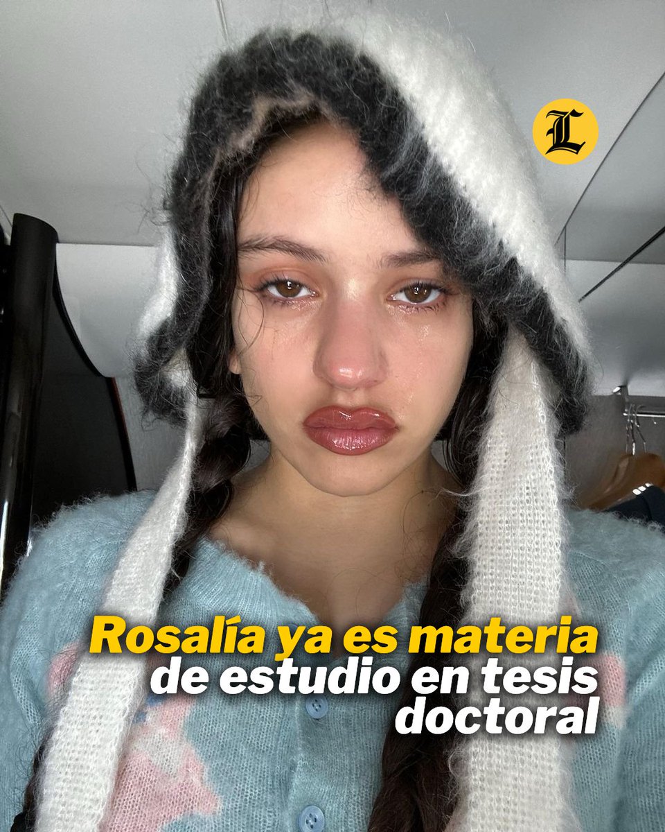 La cantante Rosalía es ya oficialmente materia de estudio universitario tras la presentación de la primera tesis doctoral en España que analiza su proceso creativo.

🔗listindiario.com/entretenimient…

#ListínDiario