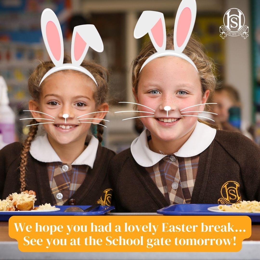 We hope that everyone is well rested from their Easter holidays and we can't wait to see you all tomorrow, Wednesday 17 April. #StHilarysSchool #BackToSchool #PrepSchoolSurrey