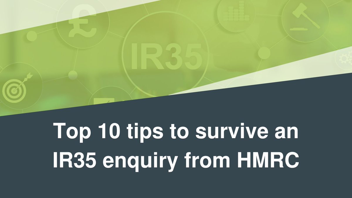 Kieran Firmstone at @Qdoscontractor reveals the must-dos for contractors when a tax inspector calls under the Intermediaries legislation. Read here: buff.ly/3xNIxEo #ir35 #contractor #hmrc