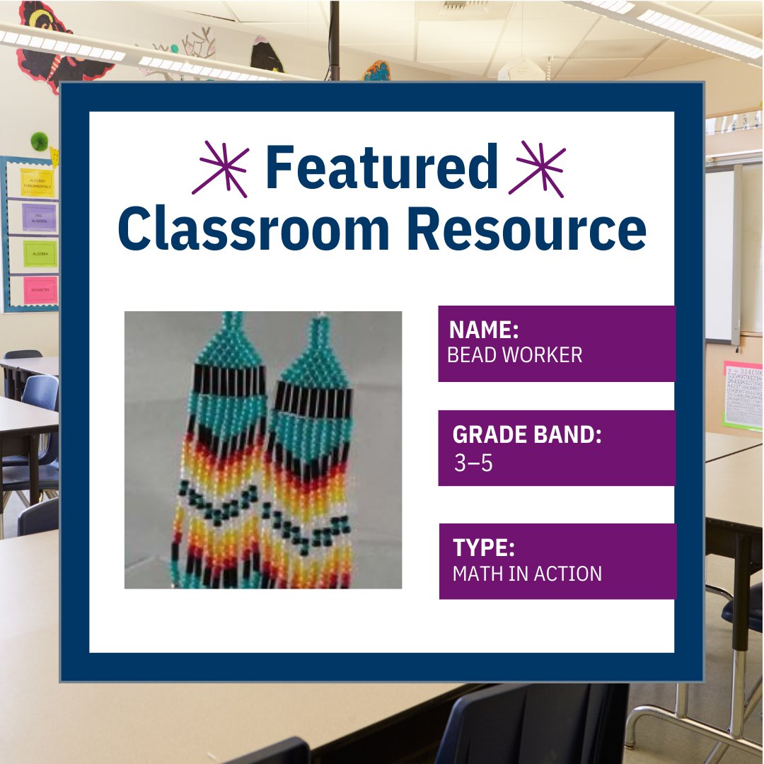 Get ready for some colorful fun with your upper elementary students! Utilizing predicting skills, students will identify the dominant color in bead designs. Plus, they'll take patterns to the next level, ensuring each color maintains its fractional value: nctm.link/jp2qz