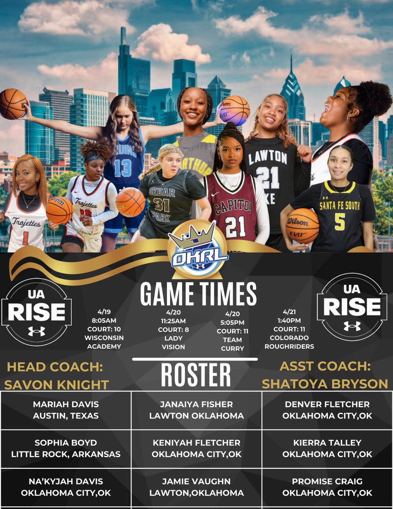 Janaiya Fisher (@janaiya_fisher3) on Twitter photo come watch me and my team this weekend in PA <a href="/RiseCircuit/">UA Rise Circuit</a> Live Period! <a href="/ok_royallegacy/">Oklahoma Royal Legacy Basketball Club</a> come watch me and my team this weekend in PA <a href="/RiseCircuit/">UA Rise Circuit</a> Live Period! <a href="/ok_royallegacy/">Oklahoma Royal Legacy Basketball Club</a>