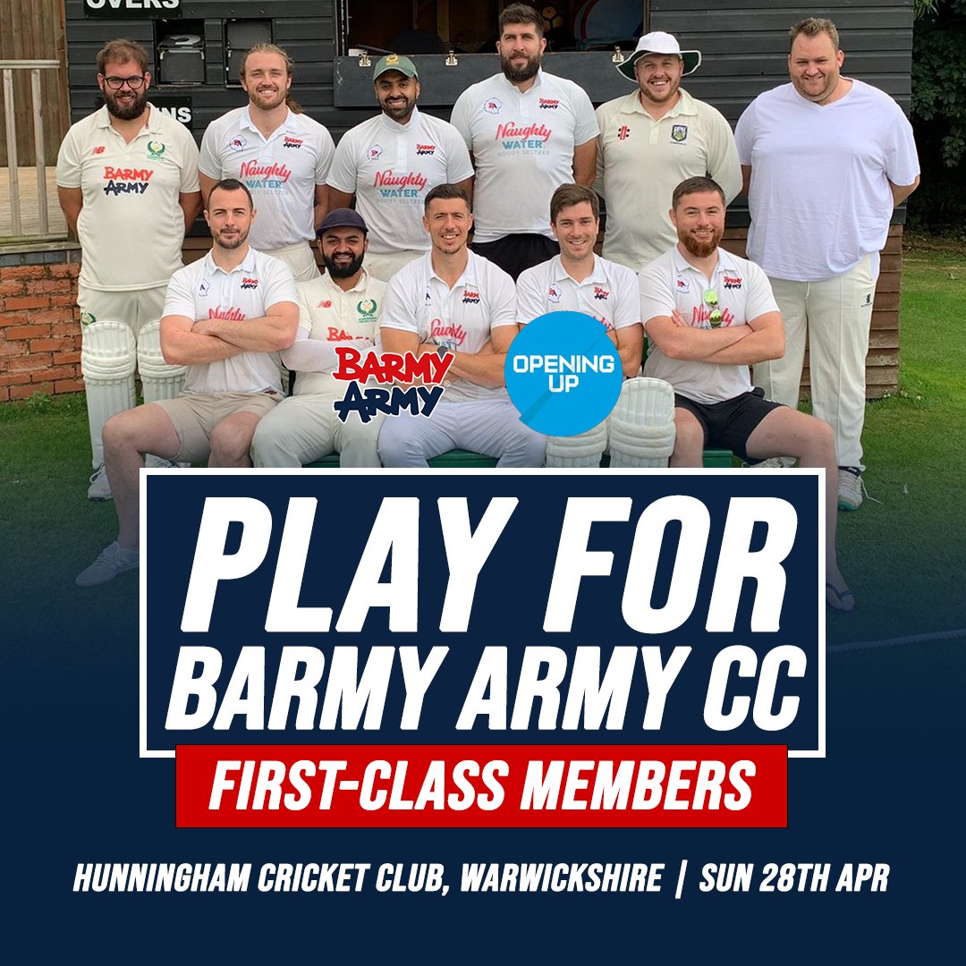 Fancy playing in our annual fixture vs the amazing @OpeningUpCC? Drop chuck@barmyarmy.com a message!