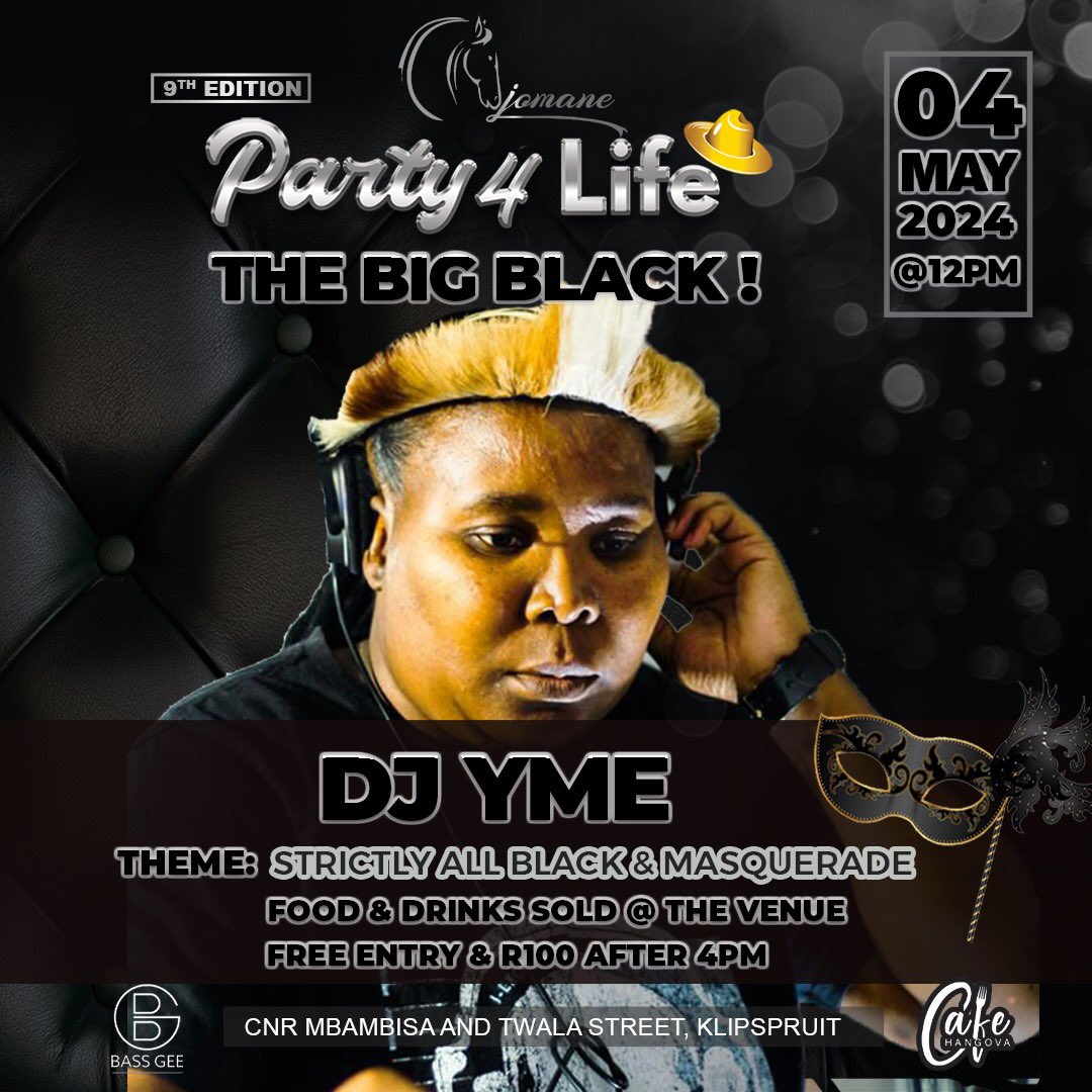 YmeProductions's tweet photo. We are invited🙏🏼🤍🎶��🏻 #TheAllBlack #Party4Life #NjomanesBirthday https://t.co/dorIPCEVKH