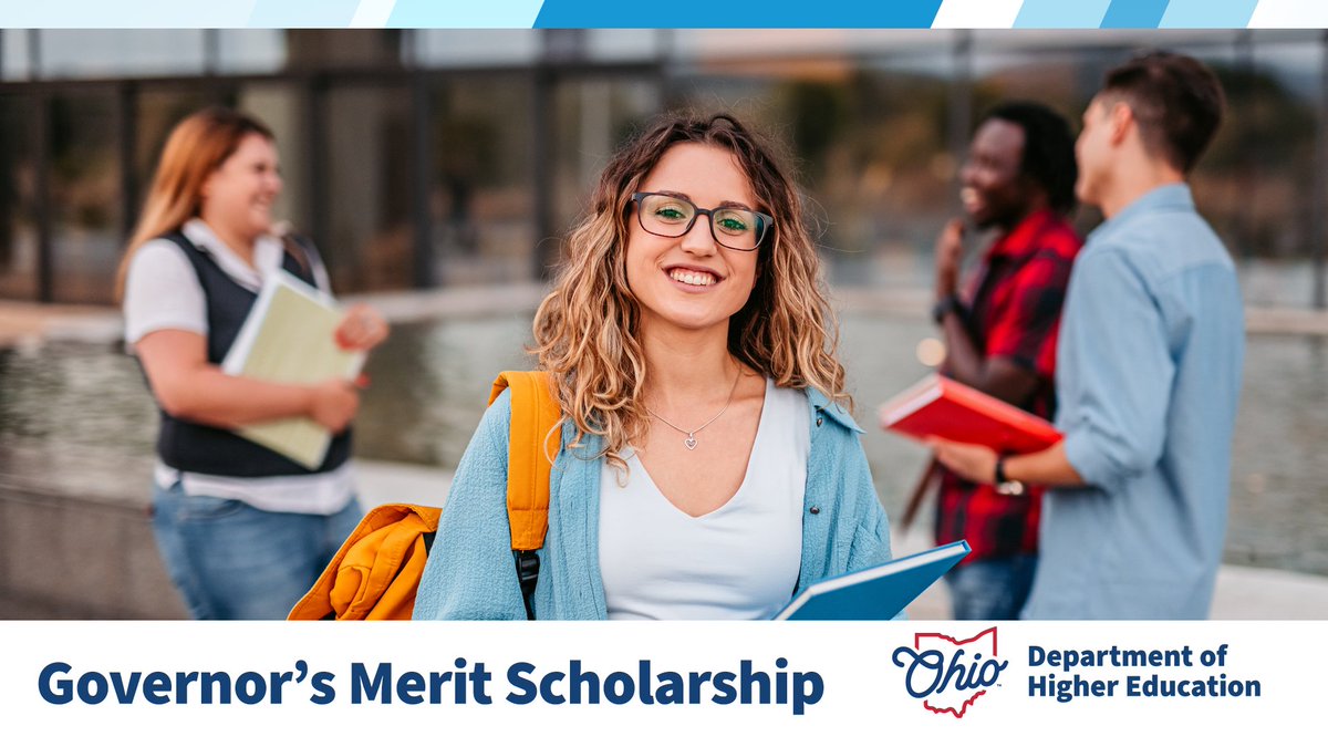 Encouraging top high school seniors to choose in-state colleges, @GovMikeDeWine Governor’s Merit Scholarship is awarded to the top 5% from public, private, and homeschooled backgrounds. More info: tinyurl.com/4phfcxtj