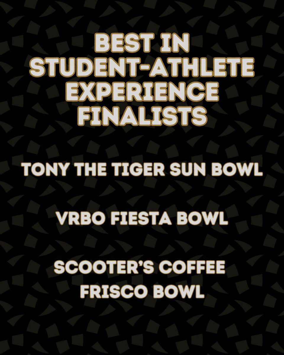 Only 37 Tuesdays until the @vrbo #FiestaBowl returns on New Year’s Eve for the first @CFBPlayoff quarterfinal matchup @StateFarmStdm! Excited the @Fiesta_Bowl Organization is a finalist for @BowlSeason’s Best Student-Athlete Experience Award. #MoreThanJustAGame