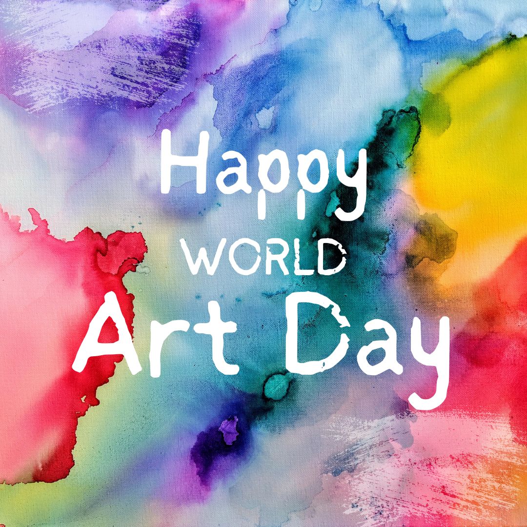 Happy World Art Day Everyone! Whether it's a ten min doodle, a spot of baking, or an hour photographing nature, how will you get creative today? #creativity #colourful #photography #cooking #inspiring #wellbeing #painting #stroud #drawing #artistic #making #gloucestershire