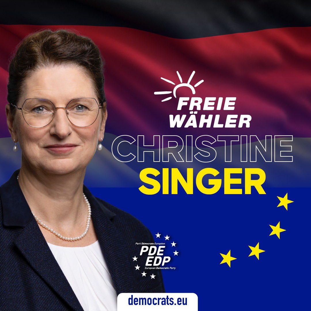 Today we present the first of our leading candidates. Her name is @Singer_Ch_ and she is standing for the European elections on the @FREIEWAEHLER_BV 🇩🇪🇪🇺 Born in Weilheim, she has always been involved in agriculture and has been a ‘Landesbäuerin’ for the Bavarian Farmers’…