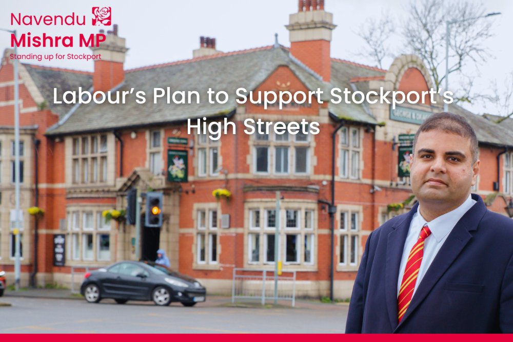 High streets are the lifeblood of communities like ours, but have faced 14 years of neglect under the Conservatives. That's why Labour's announcement of a five-point plan to support high streets across Britain is so vital. Read more below👇🏾 navendumishra.co.uk/news/labours-p…