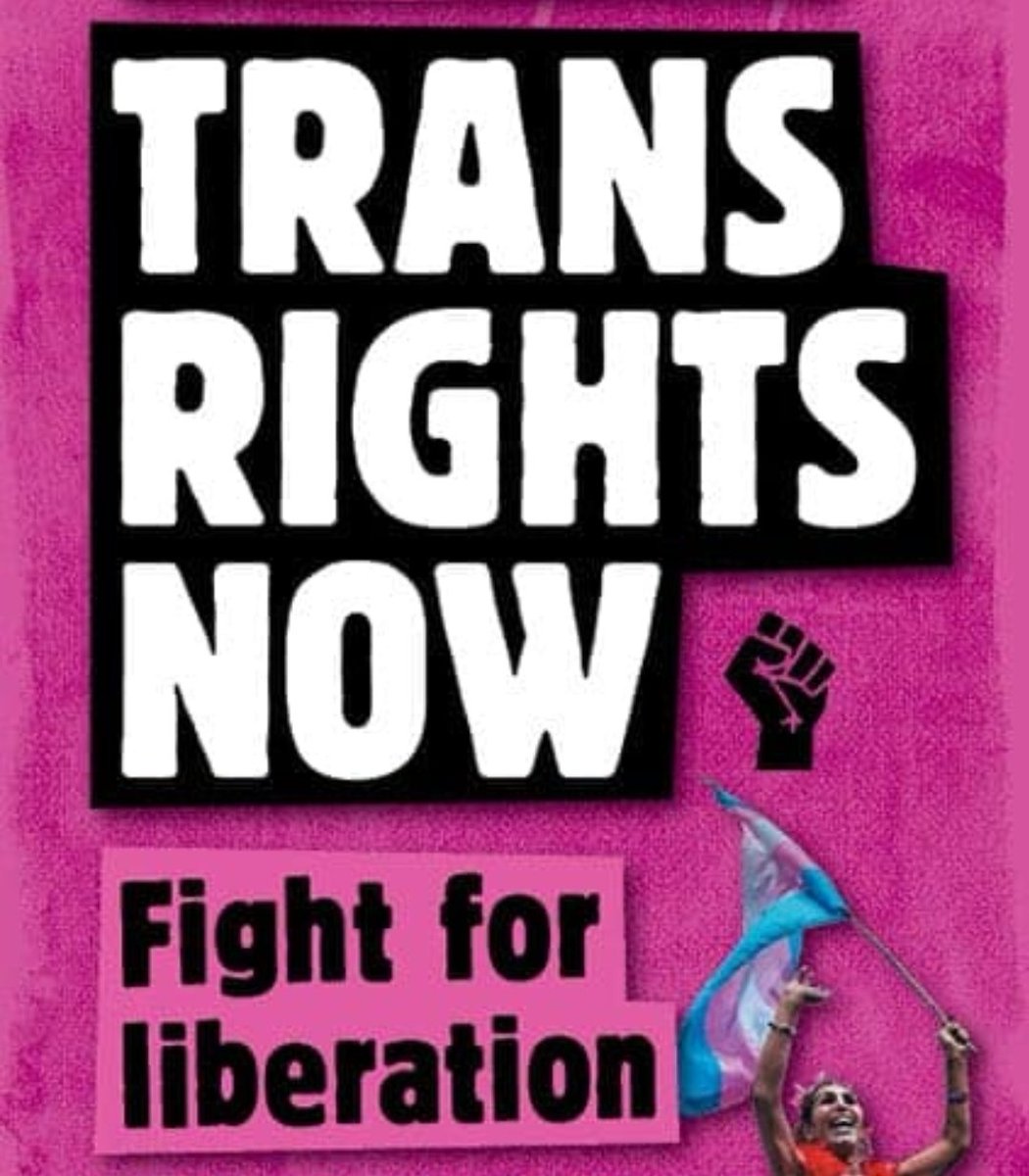 TRANS RIGHTS NOW! ✊🏽🏳️‍⚧️ #TransRightsAreHumanRights