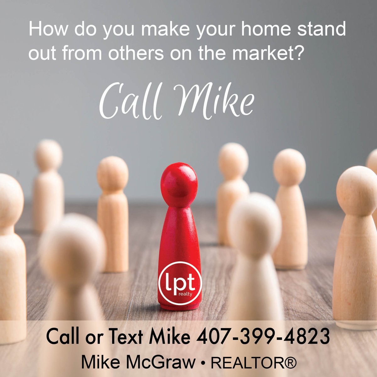 How can your home stand out in the market?
Call or text me at 407-399-4823. I'm ready to get to work for you.

#LPTRealty #LPTRealtyProud #Orlandorealestate #Apopkarealestate #RealEstate #Realtor