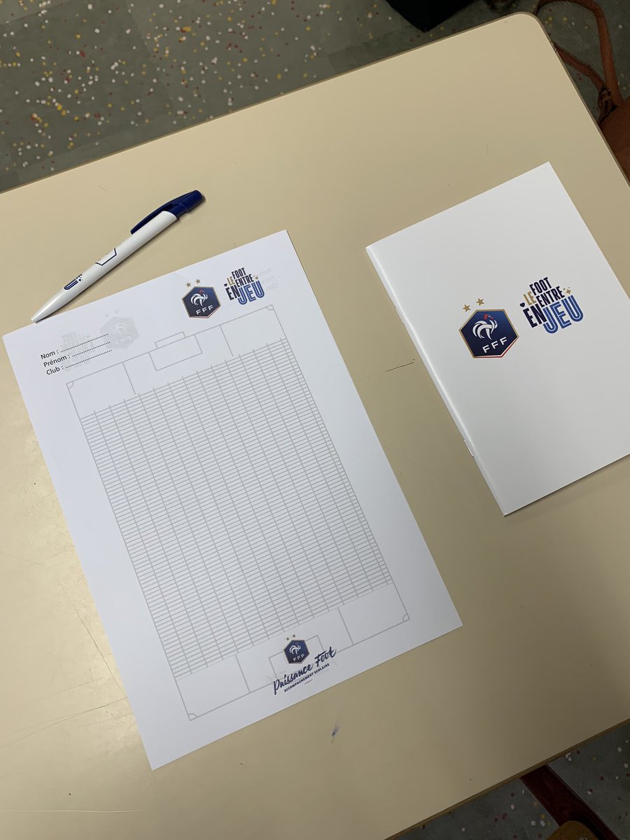 En direct de #USJMontreuilsurMer pr la #Dictee #PuissanceFoot ! Parce que le football est un parfait support éducatif, près de 200 clubs organisent en ce moment une dictée autour des Équipes de France qui participent aux #JOP24 ! Bravo au club pr son engagement. #LeFootentreenJeu